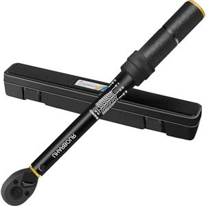 Uharbour Torque Wrench 1/4, 3-25 Nm Bike Torque Wrench, 0.1 Nm Micro Adjustment with Lock, ±3% Error Accuracy Torque Wrench Dual Direction with 72 Teeth