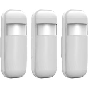 LWOHSI 3 PACK LWOHSI Sensore Movimento PIR Volumetrico Rilevatore antifurto allarme casa Wireless Senza Fili, compatibile con tutte le centrali