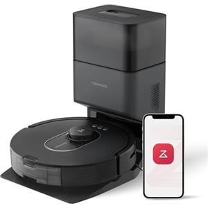 roborock Q5 Max+ Robot Aspirapolvere con Dock Autovuoto, aspirazione 5500 Pa, spazzola DuoRoller, pulizia a mani libere fino a 7 settimane, navigazione PreciSense LiDAR
