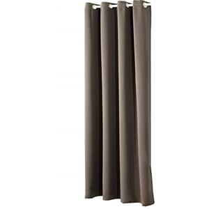 WOLTU Tenda Oscurante Opaca Termica Isolante per Finestre Soggiorno Tenda da Sole con Occhielli in Metallo Inossidabile per Camera da Letto 1 Pannello Mandorla 135x225cm