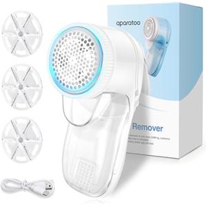 Bubbacare Levapelucchi, Levapelucchi Ricaricabile Tramite USB, Levapelucchi Elettrico con 2 Lame Sostituibili, Levapelucchi Portatile per Tessuti, Levapelucchi per Maglioni, Tessuti, Lana, Tappeti