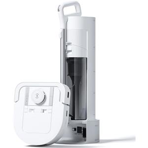ECOVACS DEEBOT X5 HYBRID. Aspirapolvere Robot/Manuale 2-in-1 con Svuotamento Automatico, Tecnologia ZeroTangle 2.0, TrueDetect, Controllo via app e Mobilità Ottimizzata per una Pulizia Senza Sforzo