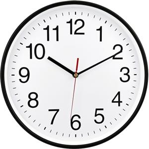 Plumeet 40.6cm Orologio da Muro Extra Large, Silenzioso con Numero Grandi E Graziosi e Movimento Digitale Senza Ticchettio, Orologi da Parete Design Moderno Ottimo per la Camera (Bianca)