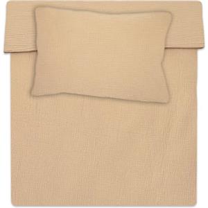 Totsy Baby Copripiumino lettino neonato Mussola 100x135 cm - Cotone parure di copripiumini bambino e bambina per culla Set lenzuolo per piumino 100 x 135 cm con federe 60 x 40 cm