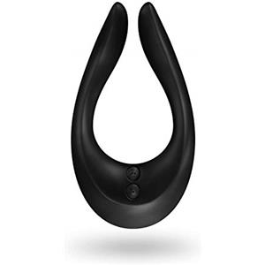 Satisfyer Partner Multifun 2, vibratore per donne, uomini e coppie, vibratore con 100 combinazioni di vibrazioni, tecnologia a batteria, impermeabile