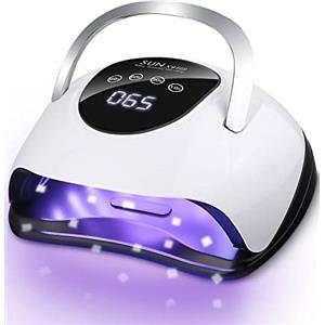 jutyum 220W Lampada UV LED Unghie, Fornetto Unghie Gel, Fornetto Unghie Semipermanente, 4 Timer Preimpostati, Sensore Automatico, Touch screen, Lampada per Unghie, Lampada Unghie per Manicure/Pedicure