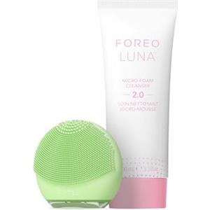 FOREO Spazzola viso detergente e rassodante LUNA 4 go + LUNA Micro-Foam Cleanser 2.0 (100 ml) - Detergente viso - Riduce la visibilità dei pori - Prodotti di skincare viso - Per tutti i tipi di pelle