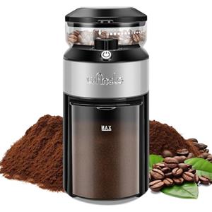 Wancle Macina Caffè a Mola Wancle con 28 Impostazioni, Macinatura Precisa per una Capacità di 2-12 Tazze, Facile da Pulire, Design Compatto e Salvaspazio
