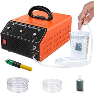 JOBYNA 40,000mg/h Generatore di Ozono, 500mg/h Ozonizzatore per Acqua, Industrial O3 Ozone Dispositivo con Timer, Commercial Purificatore d'Aria Odor Remover per Camera, Fumo, Auto e Animali domestici