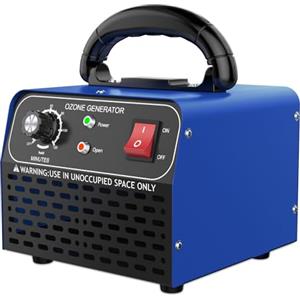 JOBYNA 30,000mg/h Generatore di Ozono, Industriale Ozonizzatore Purificatore d'Aria Ozono O3 con Timer, Macchina Ozono Odor Remover per Auto, Abitazioni, Uffici, Garage, Fumo e Animali domestici