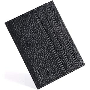 URAQT Portafoglio Uomo, Porta Carte di Credito da Uomo, Portafoglio Sottile Elegante, con 6 Slot e 1 Tasca, Porta Tessere Super Sottile