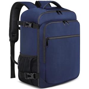 EZUOLA Zaino per Ryanair 40x20x25 Zaino da Viaggio Aereo Bagaglio a Mano Uomo Donna 20L Piccolo Borsa da Cabina con Porta USB Impermeabile Zaino da Cabina 14 Pollici Zaino Porta PC Zaino Antifurto, Blu