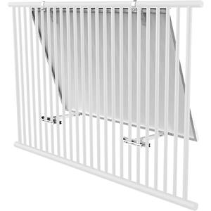 LEICKE ULL-Supporto per centrali elettriche da balcone, per tutti i pannelli solari,in lega di alluminio resistente,per pannelli solari,per ringhiera e balcone,angolo regolabile 0° o 15-30°