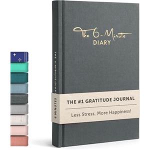 UrBestSelf The 6-Minute Diary (Il Diario di 6 Minuti) | 6 Minutes a Day for More Mindfulness, Happiness and Productivity | A Simple and Effective Gratitude Journal |