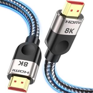 Southlight Cavo HDMI 3 metri [8K@60Hz,4K@120Hz144Hz,48Gbps] Ultra High Speed 7680P eARC HDCP 2.2&2.3 DTS:X dinamico HDR Dolby Atmos compatibile con Soundbar/PS2/PS5/Xbox/Roku TV