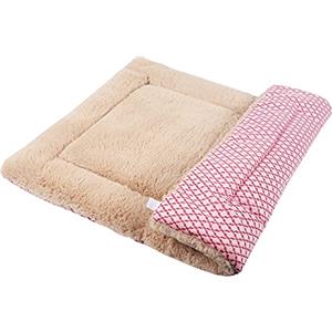Vejaoo Lettino per Cani, Materasso per Cani, Cuscino per Cane Lavabile Divano per Cani/Gatto XZ014 (L(90 X 60CM), Short Plush Pink)