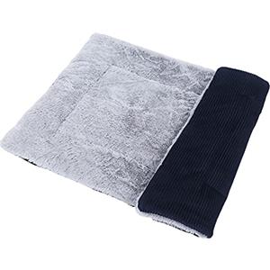 Vejaoo Cuccia per cani, morbida e calda, per cani e gatti, divano per animali domestici XZ014 (Wick Dark Blue, XL (100 x 70 cm)