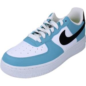 NIKE HJ9571-400 Air Force One '07 Donna, Denim Turq/Black-White-Cyber EU 38.5