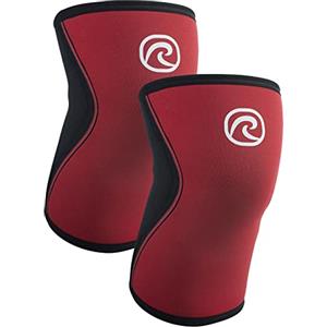 Rehband Benda per Ginocchio Powersport, Fascia per Ginocchio per Cross Fit e Allenamento Pesante in Neoprene da 5 mm, Colore:Viola - 1 Paio, Misura:XS