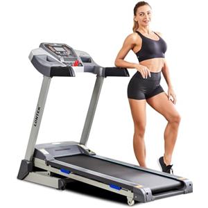LONTEK Tapis Roulant Elettrico Pieghevole Professionale da 2.0HP/1500W, Tapirulan Elettrico con Inclinazione Automatica del 15%, 14 km/h, 12 Programmi, App Spax, Sensore di Pulsazioni e Display LCD