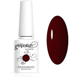 Vishine Smalto Semipermente per Unghie in Gel UV LED Smalti per Unghie Colori per Soak Off Manicure e Pedicure 8ml 1pzs - Wine Red #1418