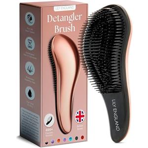 Lily England Migliore Spazzola Districante - Spazzola Scioglinodi per Capelli Bagnati, Asciutti, Sottili, Folti e per i Più Piccoli - Tutti i tipi di Capelli (Oro Rosa, 1 Pack)