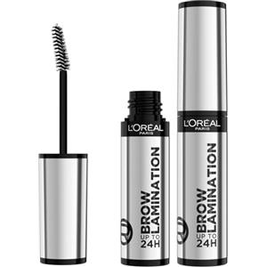 L'OREAL PARIS L'Oréal Paris Infaillible Brow Lamination Gel per Sopracciglia Effetto Laminazione Professionale a Lunga Tenuta Colore Trasparente - Set da 2