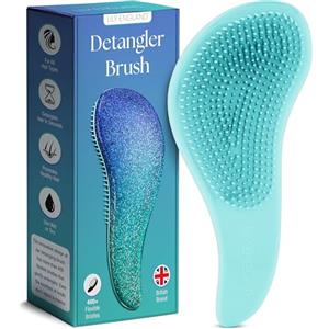 Lily England Migliore Spazzola Districante - Spazzola Scioglinodi per Capelli Bagnati, Asciutti, Sottili, Folti e per i Più Piccoli - Tutti i tipi di Capelli (Scintillio Blu, 1 Pack)