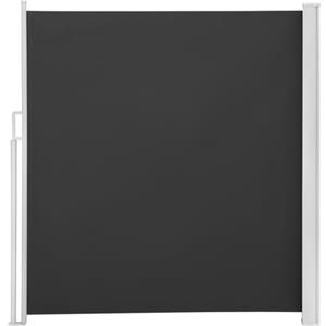WOLTU Paravento Esterno, Tenda Laterale Retrattile, 160x350 cm, Frangivista, Protezione Solare & Antivento, per Giardino, Balcone, Terrazza, Patio, Antracite