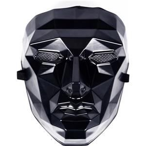 TK Gruppe Timo Klingler Game Maschera squid + 1 biglietto da gioco per Halloween, carnevale e carnevale come costume per uomo e donna (1)