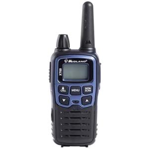 Midland - Walkie Talkie XT60, Ricetrasmittenti Professionali Dual Band, 93 Canali - 69 Canali LPD/24 PMR446 Senza Licenza, 38 CTCSS/83 DCS, Copertura 10Km, Ricarica Rapida, Autonomia 12H e Accessori