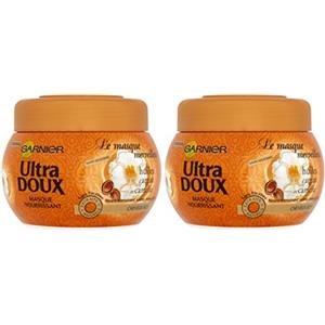 Garnier Ultra Dolce - Maschera Meravigliosa all'olio di Argan e Camelia, per capelli secchi, lotto di 2