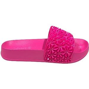 de fonseca CIABATTA Mare, Donna Leggera Comoda piscina doccia (FUXIA, 41)