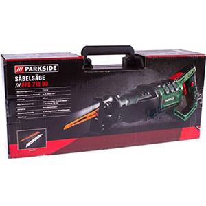 Parkside Park Side® PFS 710 D3 - Sega alternativa, valigia per il trasporto, 1 lama in legno + 1 lama in metallo potente motore da 710 W