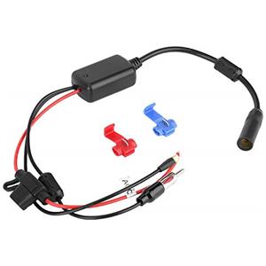 Tbest Antenna Radio FM DAB per auto con Amplificatore di Segnale per Ricezione SMA Head