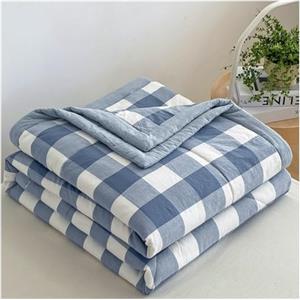 Yekuhe Trapuntino Primaverile Matrimoniale/Singolo/Una Piazza e Mezza Letto Trapuntato Trapunta Bambini, Microfibra Sintetico Estivo Quilt, Elegante Leggero Copriletto(Color 17,150x200cm/only 1 Quilt)