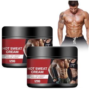 Wootapson Crema Corpo Brucia Grassi,Crema Calda,Crema Bruciagrassi,Crema Per Addominali,Crema Dimagrante Brucia Grassi Anticellulite,Per Addominali Per Stringere i Muscoli,Per Donne e Uomini (2PC)