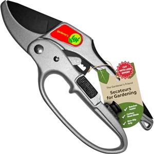 The Gardener's Friend Cesoie a incudine, forbici con meccanismo a cricchetto, realizzate per mani deboli, abbastanza resistenti per qualsiasi tipo di potatura, accessorio da giardino, ottimo regalo per gli amanti del giardinaggio.