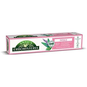 Antica Erboristeria - Dentifricio Totale con Azione Antibatterica, Previene Problemi Gengivali, Protezione contro le Carie, Gusto Salvia e Zinco - 75 ml
