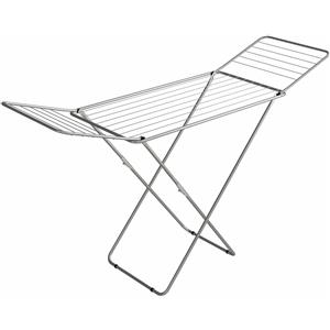 GIMI - Stendibiancheria Jolly Silver con spazio di stenditura 18 metri - h107x180x55 cm