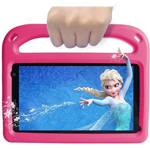 GOODTEL Tablet per Bambini 7 Pollici FHD Android 11, 32 GB ROM, WiFi 6, Bluetooth, Educazione + Giochi, Google Play, Doppia Fotocamera, Controllo Parentale, Slot MicroSD, con Custodia (Rosa)