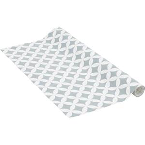 Venilia Pellicola adesiva, Monica grigio motivo retrò grigio, 67,5cm x 1,5m, Spessore 95μ, Pellicola autoadesiva per mobili o cucina, carta da parati, PVC senza ftalati, Prodotto in UE
