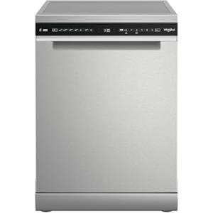 Whirlpool W7F HS41 X Lavastoviglie a Libera Installazione, 15 Coperti, Classe C Inox
