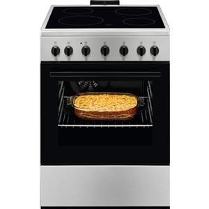 Electrolux LKR620066X - Cucina elettrica con forno, 4 fuochi, 60x60 cm, Classe energetica A