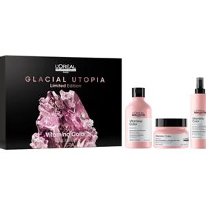 L'Oréal Professionnel Paris L'Oréal Professionnel, Cofanetto Regalo, Shampoo + Balsamo + Maschera, Per Capelli Colorati, Capelli Morbidi, Luminosi e Idratati, Arricchito con Niacinamide, Vitamino Color, 300 ml + 200 ml + 250 ml