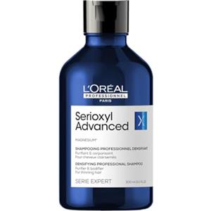L'Oréal Professionnel Paris Shampoo Purificante e Densificante, Per Capelli Assottigliati, Chioma più Folta, Con Magnesio, Purifier & Bodifier, Serioxyl Advanced, 300 ml