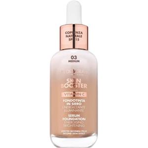Deborah Milano - Skin Booster Fondotinta in Siero SPF 15, N.3 Medium, Energizzante e Illuminante, con Vitamina C, Effetto Naturale, Uniforma l'Incarnato, 30 ml