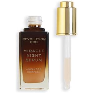Revolution Beauty London Revolution Pro, Siero Notte Miracoloso con Complesso Avanzato, Siero Viso Notturno, Leviga e Rimpolpa la Pelle, 30ml