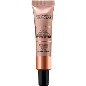 Dermolab - Crema Contorno Occhi e Labbra Antiage, per Pelli Mature, con Acido Ialuronico, Leviga e Illumina l'Incarnato Minimizzando le Rughe, Rimpolpa e Idrata la Pelle, 15ml