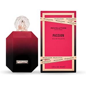 Revolution Beauty London Eau de toilette da donna, profumo per tutto il giorno, Passion, 100 ml